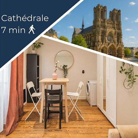 Appartement Cosy Proche Cathedrale Reims Buitenkant foto